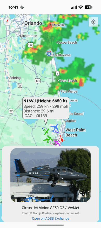 Avare ADSB Map
